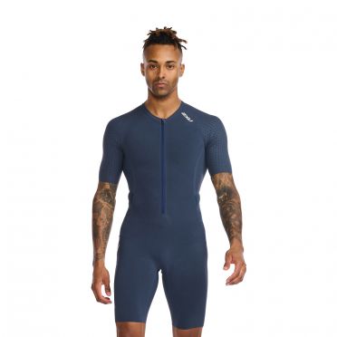 2XU Light speed tech trisuit kurzarm Blau Herren 