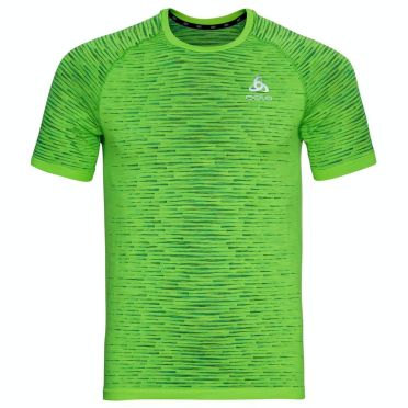 Odlo Blackcomb Ceramicool Laufshirt Kurzarm Gelb Herren