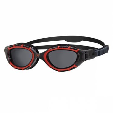 Zoggs Predator flex Polarized Schwimmbrille Schwarz/Rot