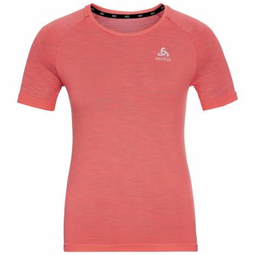 Odlo Blackcomb Ceramicool Laufshirt Kurzarm Rosa Damen