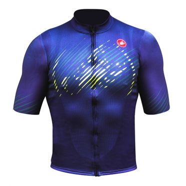 Castelli Giungla SS Savile Lila/Grun Herren 