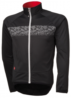 Agu Nova Hivis Radjacke Schwarz/reflexion Herren
