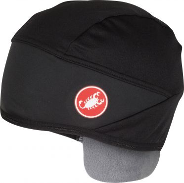 Castelli Estremo windstopper skully Unterhelm Schwarz 