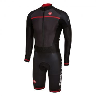 Castelli CX 2.0 speedsuit Schwarz/Rot Herren