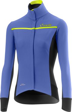 Castelli Trasparente 3 W Radtrikot lange Ärmel Blau Damen