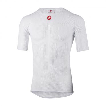 Castelli Core mesh 3 Kurzarm Unterwäsche Weiß Herren