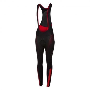 Castelli Sorpasso 2 bibtight Schwarz/Rot Damen