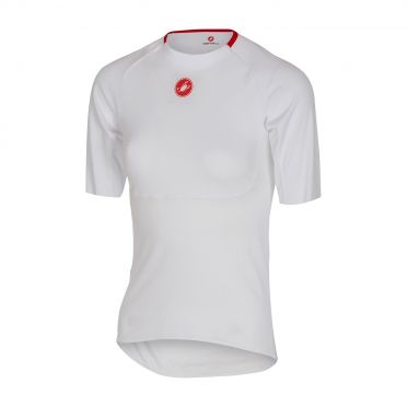 Castelli Prosecco W Kurzarm Unterwäsche Weiß Damen