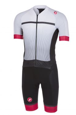 Castelli Sanremo 3.2 speedsuit Kurze Ärmel Weiß/Schwarz Herren