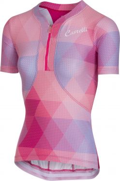 Castelli Alba jersey Kurzarmtrikot Rosa Damen