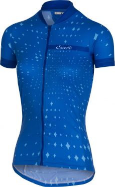 Castelli Stella Kurzarmtrikot Blau Damen