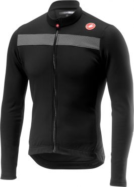 Castelli Puro 3 Radtrikot lange Ärmel Schwarz Herren