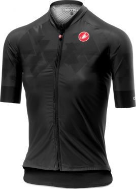 Castelli Aero Pro W FZ Kurzarmtrikot Schwarz Damen