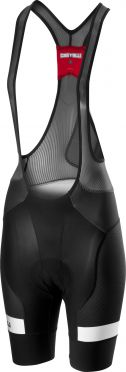 Castelli Free aero 4 W bibshort team Trägerhose Schwarz/Weiß Damen