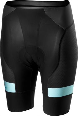 Castelli Free aero 4 W short team Radhose Schwarz/Blau Damen