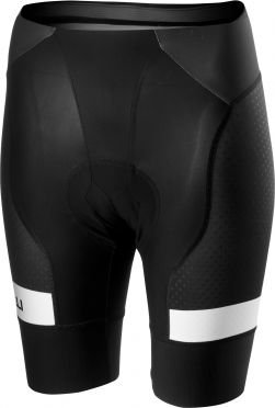 Castelli Free aero 4 W short team Radhose Schwarz/Weiß Damen