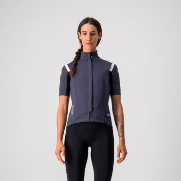 Castelli Gabba RoS W Kurzarmtrikot Dunkleblau Damen