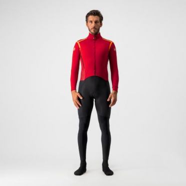 Castelli Sanremo RoS Thermosuit Rot;Schwarz Herren