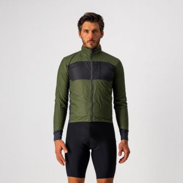 Castelli Unlimited Puffy lange Ärmel Jacket Grun Herren 