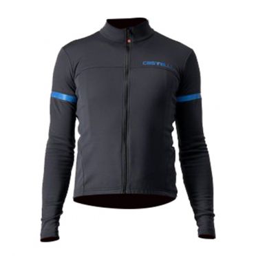 Castelli Fondo 2 Langarm Radtrikot Schwarz Herren 