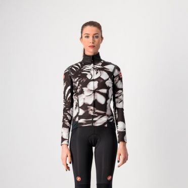 Castelli Perfetto RoS langarm jacke Schwarz/Weiz Damen