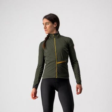 Castelli GO Radjacke Grun Damen