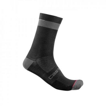 Castelli Alpha 18 Radsocken Schwarz Herren 