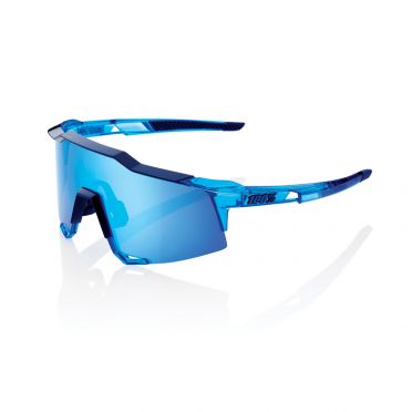 100% Speedcraft Sportbrillen polished crystal Blau mit hiper lens Blau