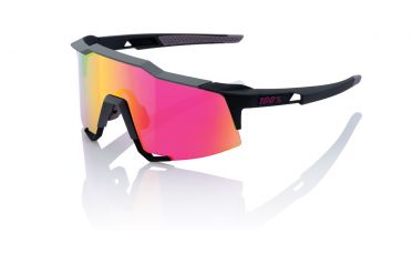 100% Speedcraft Sportbrillen soft tact graphit mit mirror lens