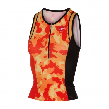 Castelli Core W tri singlet Orange Damen 14120-037