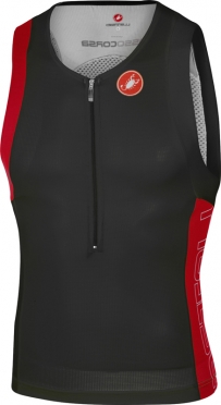 Castelli Free tri top Herren Schwarz/Rot 16069-231 