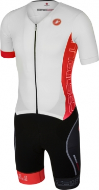 Castelli Free sanremo tri suit  kurzen Ärmeln Herren Weiß/rot 16073-123