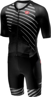 Castelli All out speed Trisuit Kurzen Ärmel Schwarz/Schwarz Herren