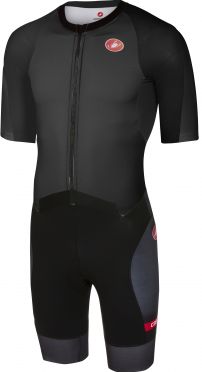 Castelli All out speed Trisuit Kurzen Ärmel Schwarz Herren
