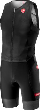 Castelli Free sanremo Trisuit Ärmellos Schwarz/Schwarz Herren