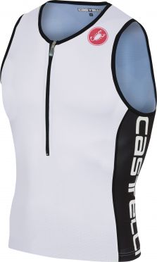 Castelli Core 2 tri top Weiß/Schwarz Herren 