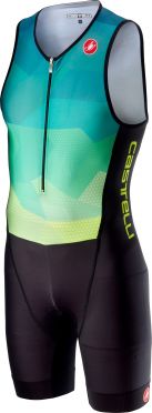 Castelli Core Trisuit Blau/Gelb Fluo Herren 