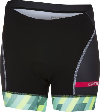 Castelli Free W tri short (kurz) Mint/Gelb/Schwarz Damen
