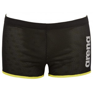 Arena Square cut drag shorts Schwarz 