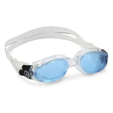 Aqua Sphere Kaiman blaue Linse Schwimmbrille 