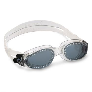 Aqua Sphere Kaiman dunkle Linse Schwimmbrille Silber 