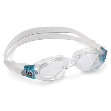 Aqua Sphere Kaiman transparente Linse kleiner Passform zwembril aqua/wit