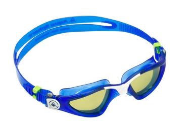 Aqua Sphere Kayenne polarisierte Grune Linse Schwimmbrille Blau 