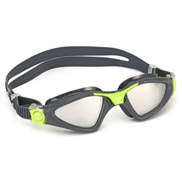 Aqua Sphere Kayenne Spiegellinse Schwimmbrille Grau/Lime 