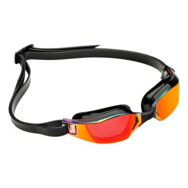 Aqua Sphere Xceed titanium mirror Schwimmbrille schwarz/rot 