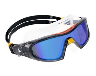 Aqua Sphere Vista Pro Indigo Titanium Schwimmbrille Grau/Orange 