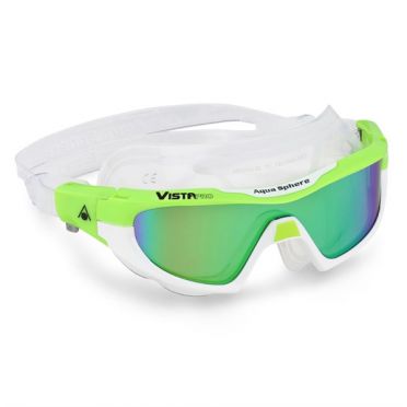 Aqua Sphere Vista Pro multilayer mirror Linse Schwimmbrille Grün/Weiß