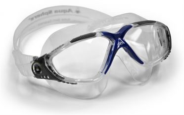 Aqua Sphere Vista klare Linse Schwimmbrille Grau