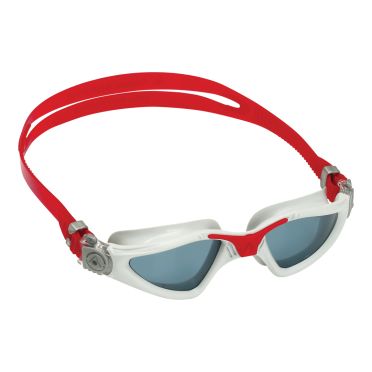 Aqua Sphere Kayenne smoke Linse Schwimmbrille rot/weiss 