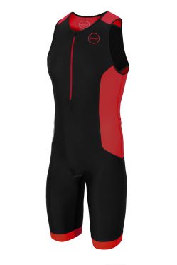 Zone3 Aquaflo plus Ärmellos Trisuit Schwarz/Rot Herren 